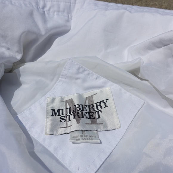 80s white multi print patchwork jacket - Picture 6 of 6